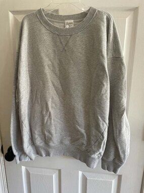 Offline Aerie Gray Creweck Sweatshirt Like New SIze Small S